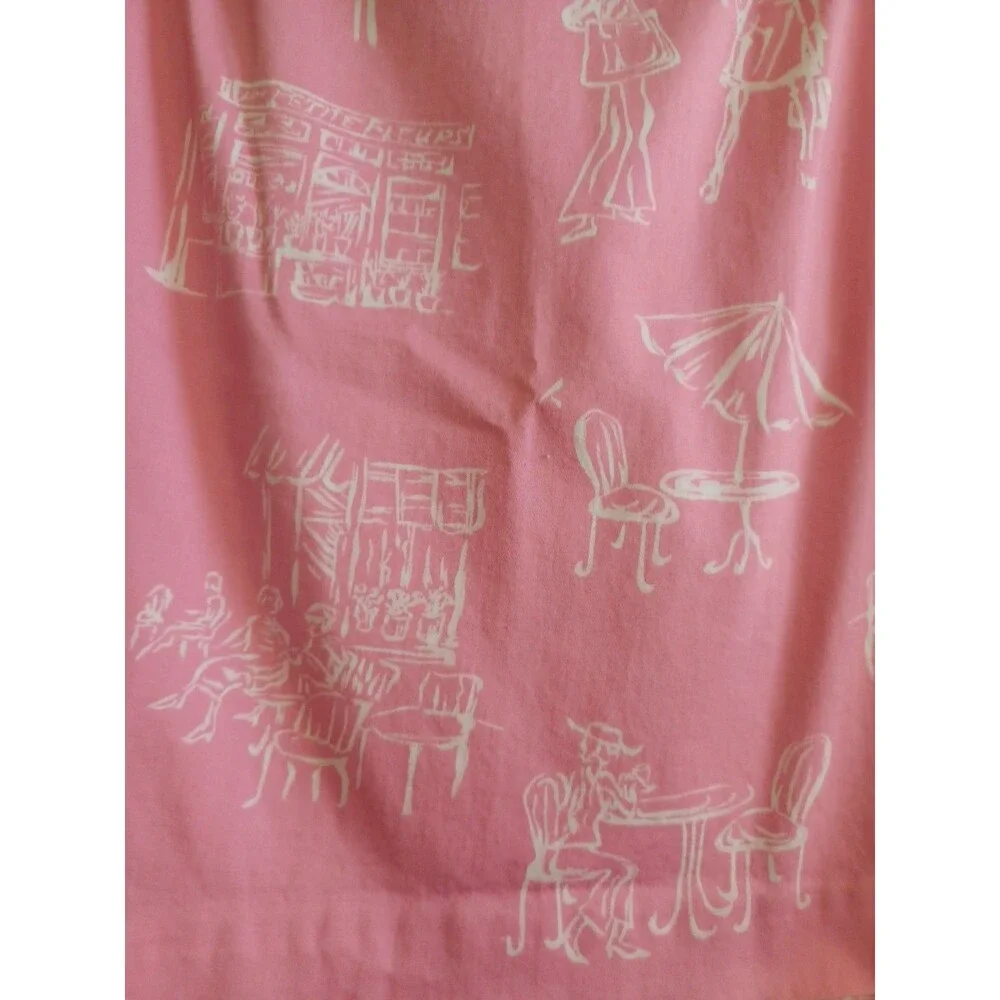 Talbots vintage Parisian cafe miniskirt 16Petite cotton stretch spring summer